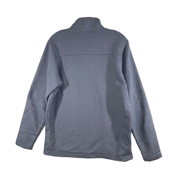 Columbia mens medium blue Great Hart Mountain III Half Zip Fleece sweater - Picture 2 of 15